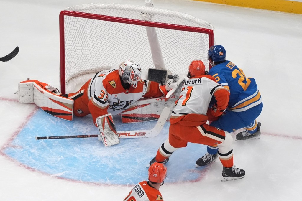Ducks getting tested in goal as they host Utah – Orange County Register