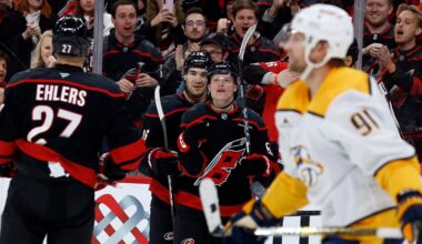 Blake scores twice, Bussi wins again as Hurricanes top Predators