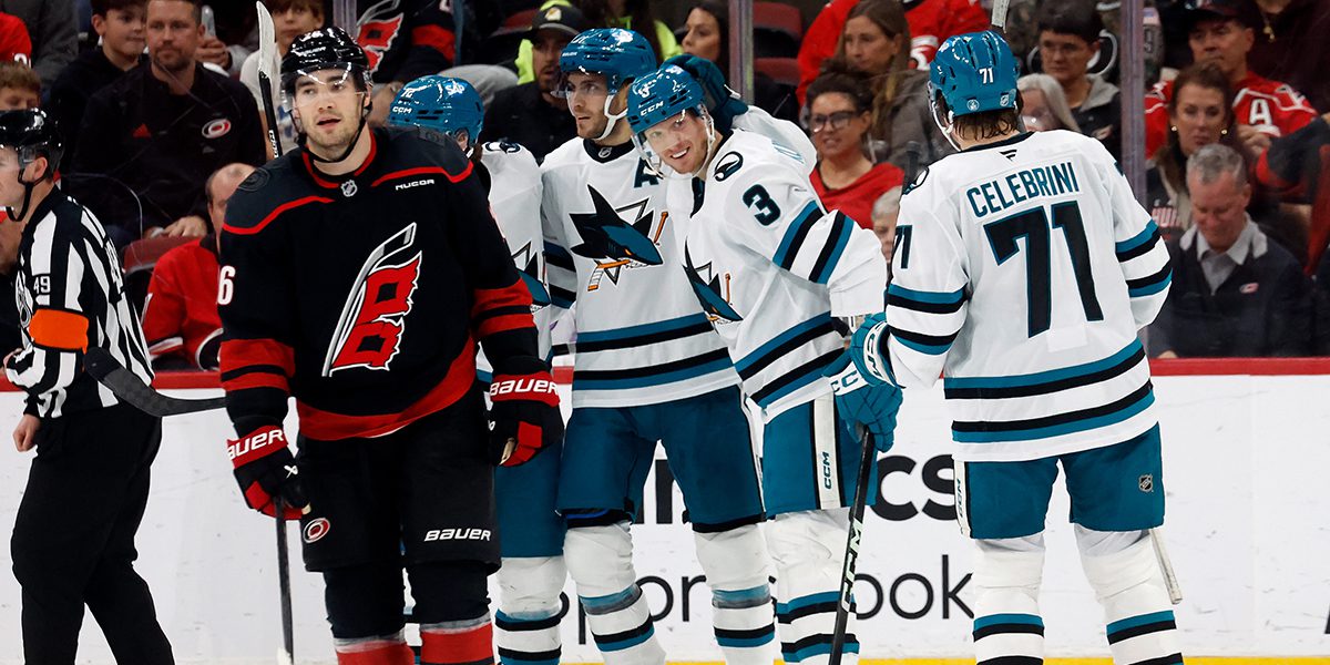 Hurricanes flat in 4-1 loss to Sharks