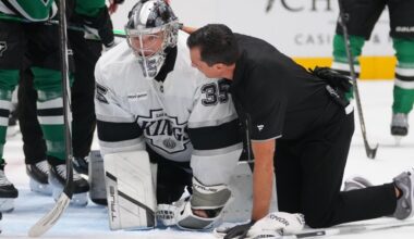 Kings lose Darcy Kuemper and scoring slump continues against Stars – Orange County Register