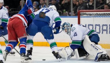 Thatcher Demko stops 23 as Canucks blank Rangers 3-0