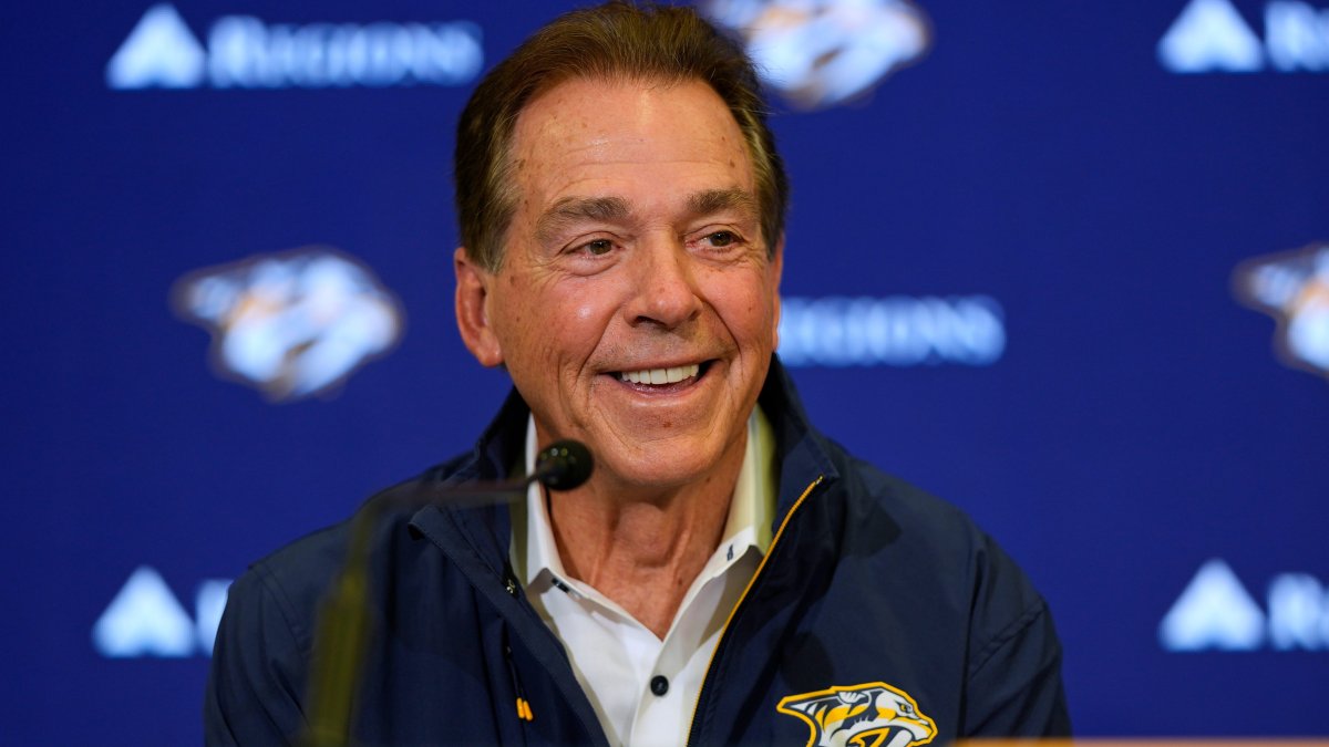 Nick Saban’s new role with Nashville Predators – NBC 5 Dallas-Fort Worth