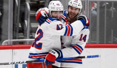 Rangers score 5 goals in the 3rd period to beat the Capitals for another road win