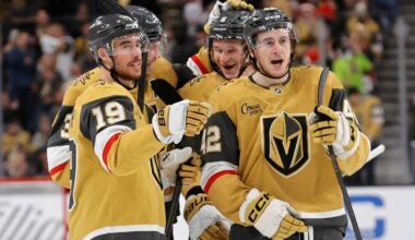 Golden Knights put some recent issues to rest with beatdown of Sharks -
Las Vegas Sun News