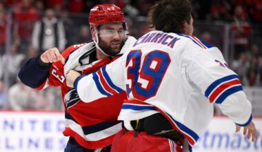 Tom Wilson has Gordie Howe hat trick in Capitals win against Rangers