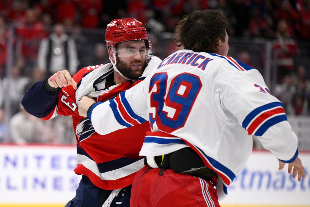 Tom Wilson has Gordie Howe hat trick in Capitals win against Rangers