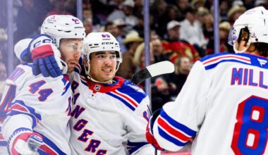 Artemi Panarin scores empty-net goal to seal New York Rangers’ win over Senators