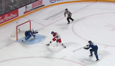 Adam Jiř&iacute;ček goes between the legs