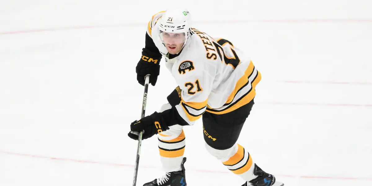 Alex Steeves Boston Bruins