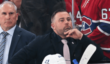 Marc Savard and Maple Leafs Head Coach Craig Berube