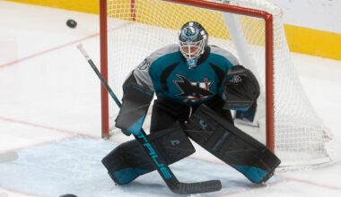 San Jose Sharks goalie Alex Nedeljkovic to start against Philadelphia Flyers