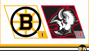 Bruins 1-4 Sabres