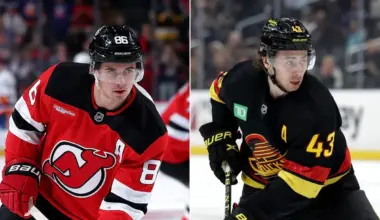 NHL News: Jack Hughes star teammate on NJ Devils makes something clear about potential trade for Canucks’ Quinn Hughes