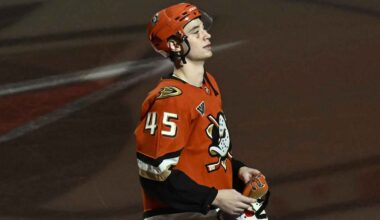Anaheim Ducks star Pavel Mintyukov in the NHL trade rumor mill.