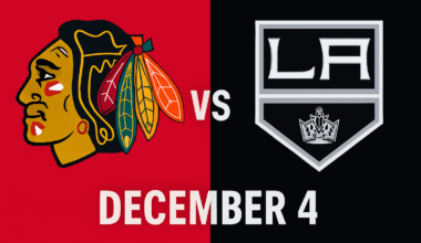 Blackhawks vs Kings December 4