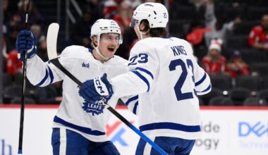 Maple Leafs score on first shot in fourth consecutive game
