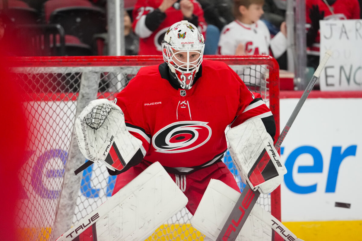 Hurricanes' Brandon Bussi Has Been A Lifeline in the Crease - The Hockey Writers - Carolina Hurricanes