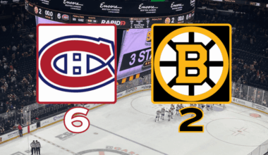 Canadiens 6-2 Bruins