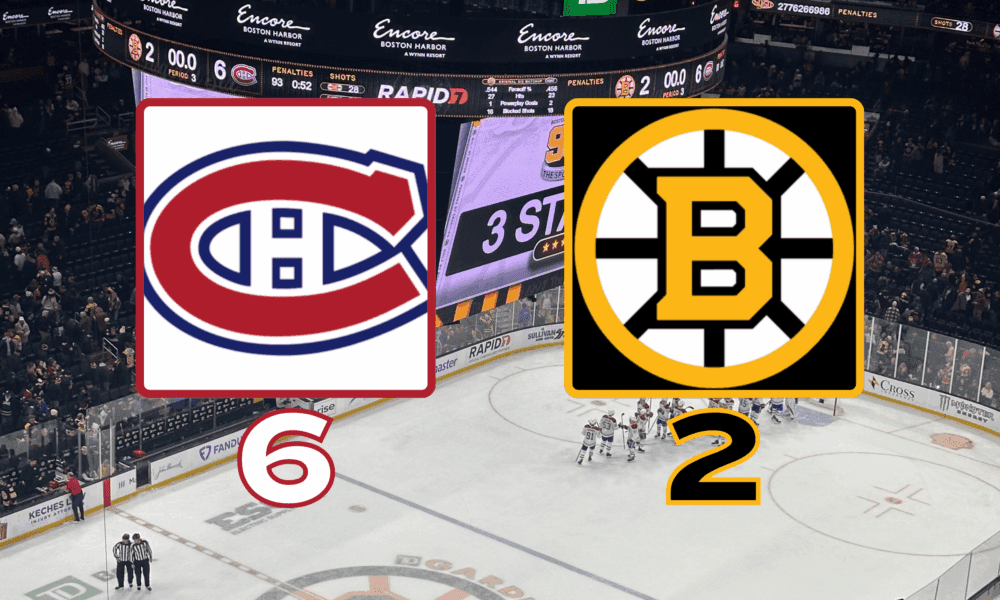 Canadiens 6-2 Bruins