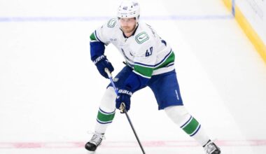Canucks F Elias Pettersson out against Wild with upper-body injury