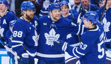 Maple Leafs' Dakota Mermis to be evaluated after knee-on-knee hit vs. Lightning