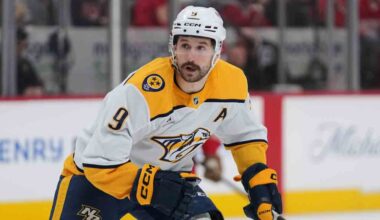 NHL Roundup: Forsberg's hat trick leads Predators to victory over Blues