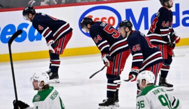 Winnipeg Jets can’t overcome three-goal deficit in 4-3 loss to Stars - Winnipeg