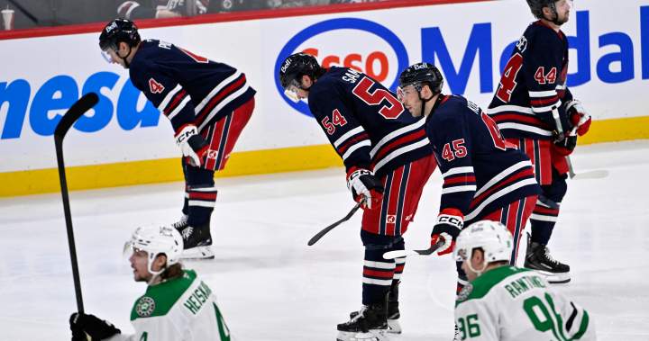 Winnipeg Jets can’t overcome three-goal deficit in 4-3 loss to Stars - Winnipeg