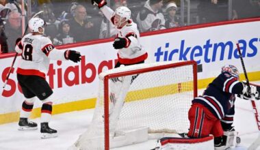 Tkachuk scores OT winner as Senators rally past Winnipeg Jets 3-2 - Winnipeg