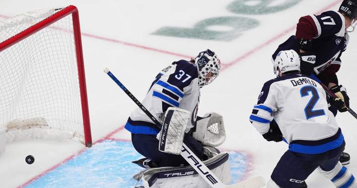 Winnipeg Jets fall 3-2 in Colorado for third straight loss - Winnipeg