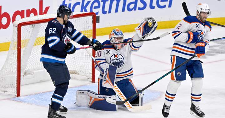 Pickard steals the show as Winnipeg Jets lose again, falling to Oilers 3-1 - Winnipeg