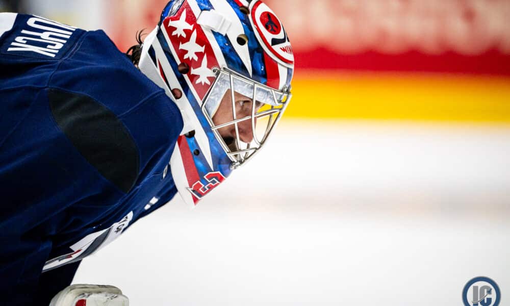 Connor Hellebuyck returns to Winnipeg Jets (optional) practice for first time – Illegal Curve Hockey