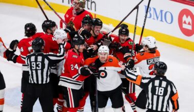 Chicago Blackhawks lose 6th straight to Philadelphia Flyers