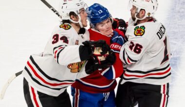 Chicago Blackhawks lose to Montreal Canadiens 4-1