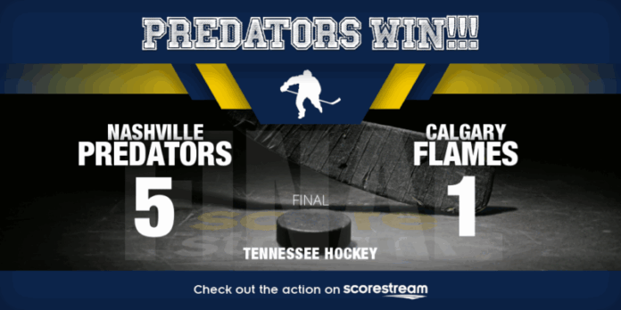 Calgary Flames vs. Nashville Predators