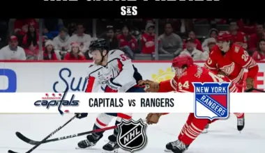 Capitals vs Rangers 12 23