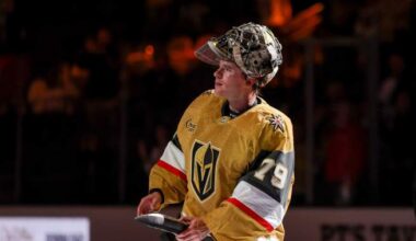 Carter Hart ‘so happy to be playing the game again,’ logs win in NHL return