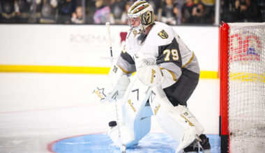 Golden Knights move forward with new goalie duo after recalling Hart and reassigning Lindbom