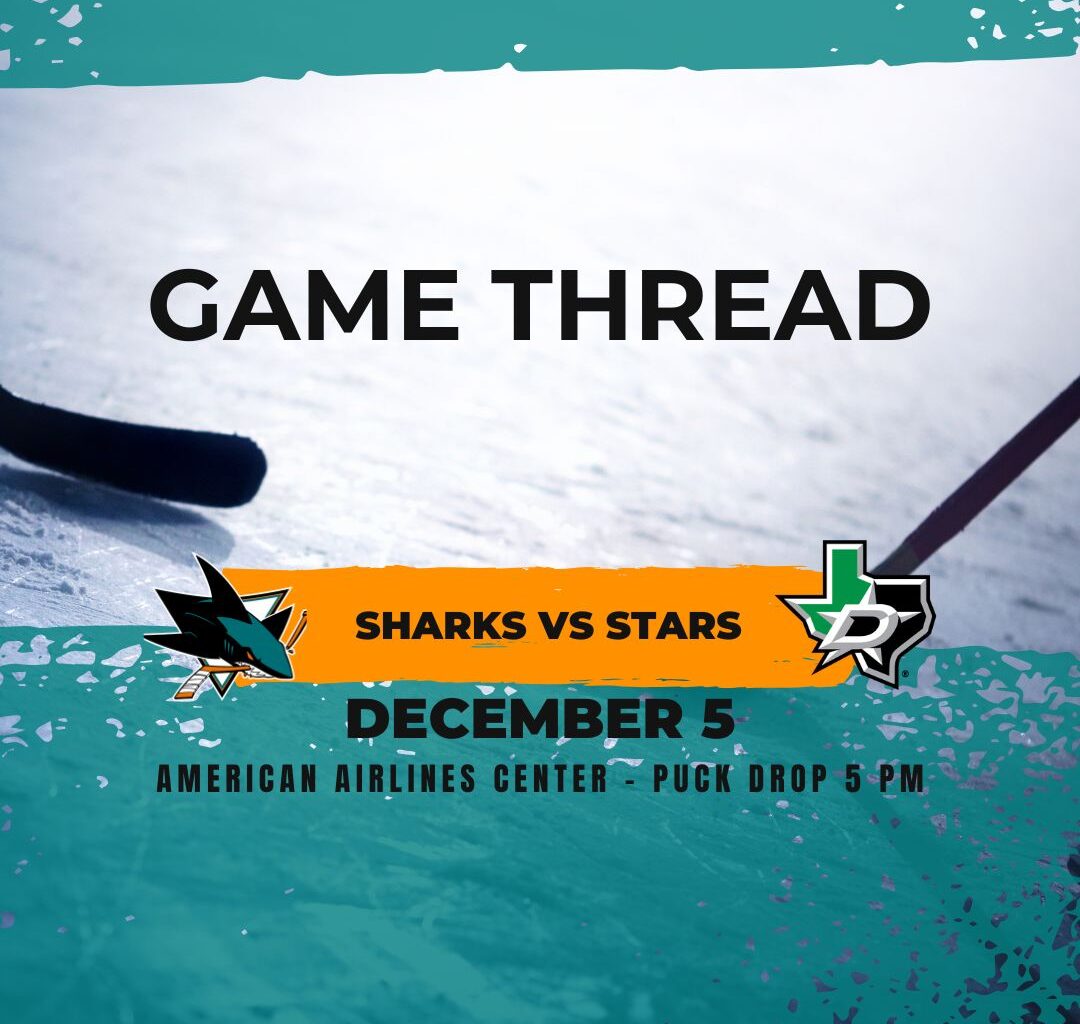 Sharks at Stars game 29: Lines, game thread and how to watch