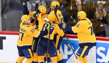 Steven Stamkos scores 4 goals as Nashville Predators beat St. Louis Blues for 4th win in 5 games