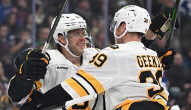 Bruins' Pastrnak Says It's 'Fun' To See Geekie's Success