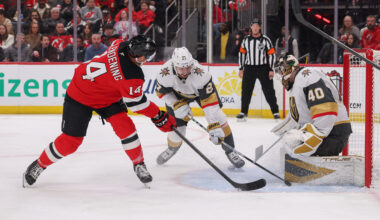 Vegas Golden Knights Hand New Jersey Devils Second Straight Shutout Loss - The Hockey Writers - Vegas Golden Knights