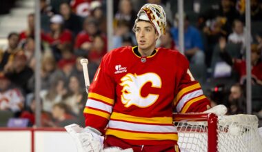 How Flames' Backup Goalie Devin Cooley has Flipped the Script - The Hockey Writers - Calgary Flames