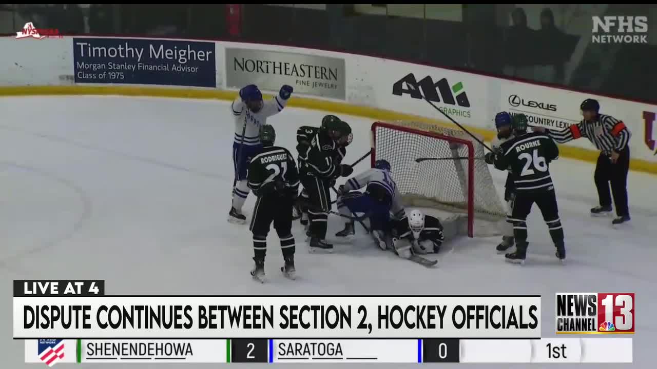 High school hockey games canceled in Capital Region amid referee dispute