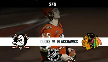 Ducks vs Blackhawks 12 7 1