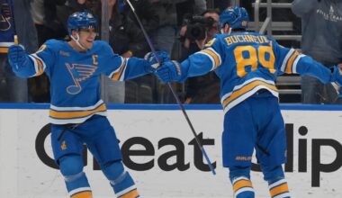 Buchnevich scores twice as St. Louis Blues beat Nashville Predators