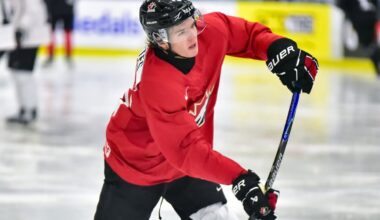 Canucks’ Braeden Cootes scores as Canada falls 4-2 to Sweden in preliminaries