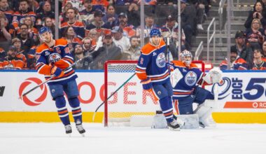 Warts return as Oilers salvage point vs. Sabres