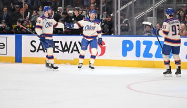 Connor McDavid’s hat trick, Ryan Nugent-Hopkins quietly solid, and Oilers getting more from Vasily Podkolzin