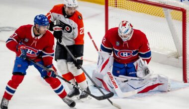 Canadiens’ goalie Fowler distraught with costly miscue in home ice debut